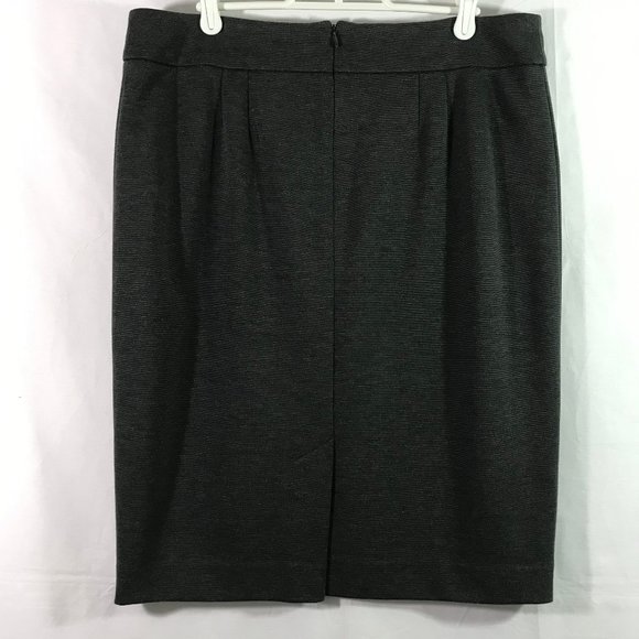 Jones New York Gray Stretch Pencil Skirt - Picture 7 of 9